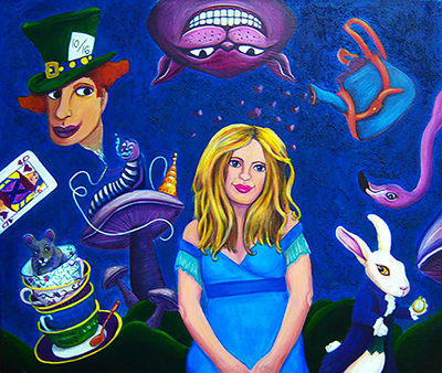 alice in wonderland painting shelly dax