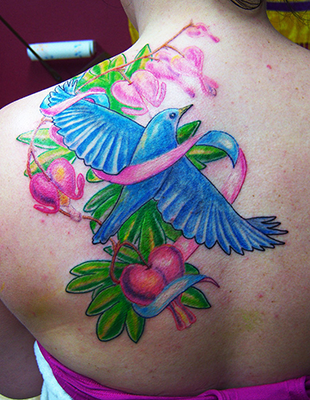bird child loss awareness tattoo shelly dax