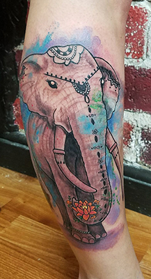 elephant tattoo shelly dax shelly dax